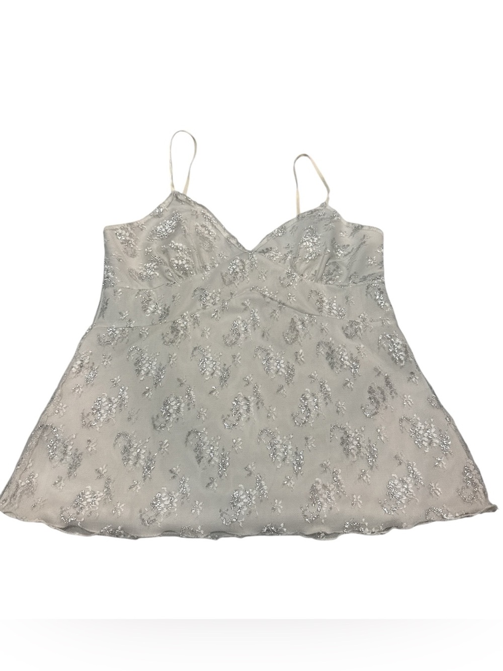 Vintage Y2K Vanity Silver Detail Camisole Top